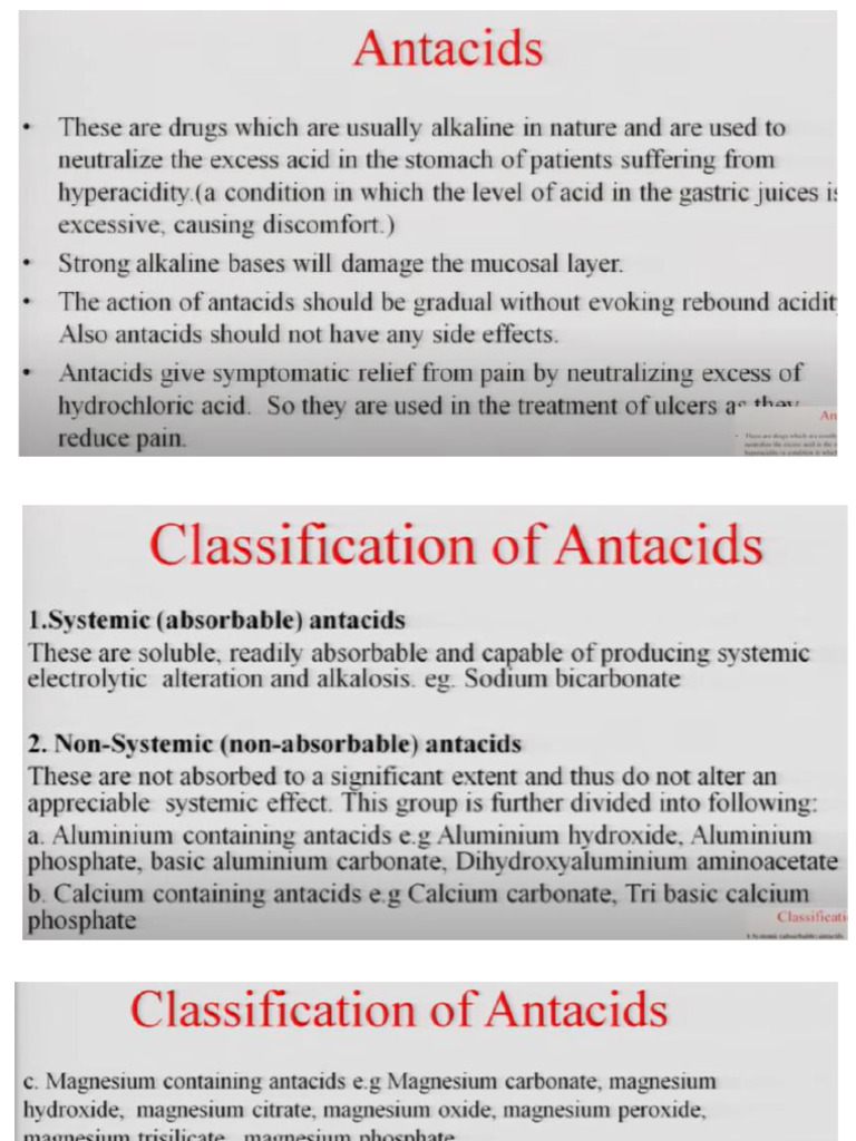 Antacid | PDF