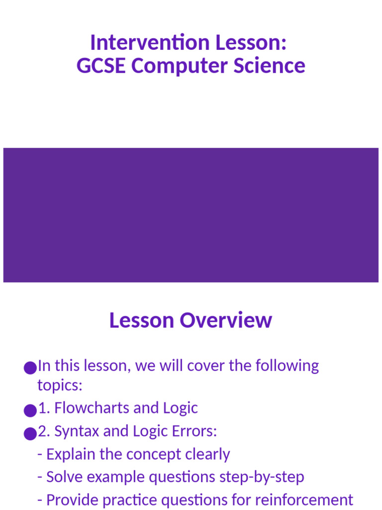 GCSE Computer Science Help | PDF