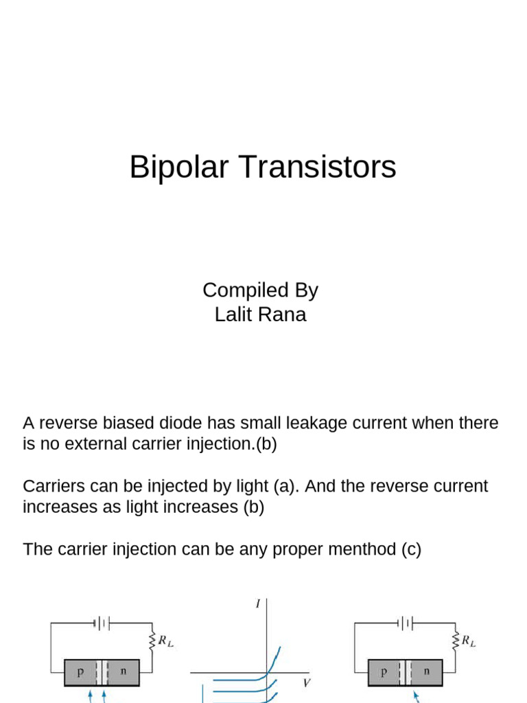 Bipolar Transistors | PDF | Bipolar Junction Transistor | Electromagnetism