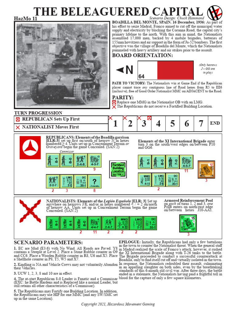 Hazmo11 - The Beleaguered Capital | PDF | Military Operations | Military