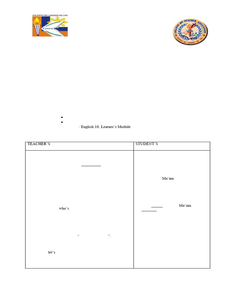 Detailed Lesson Plan Argumentative Essay Diane Lascano | PDF | Argument ...