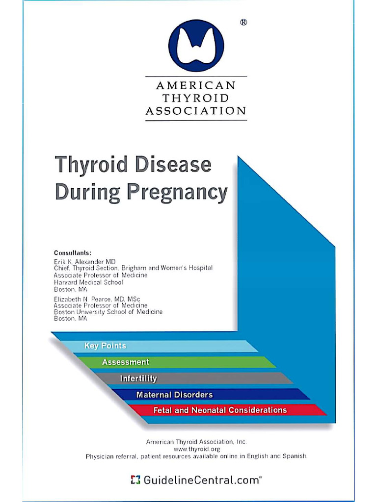 Thyroid and Pregnancy | PDF