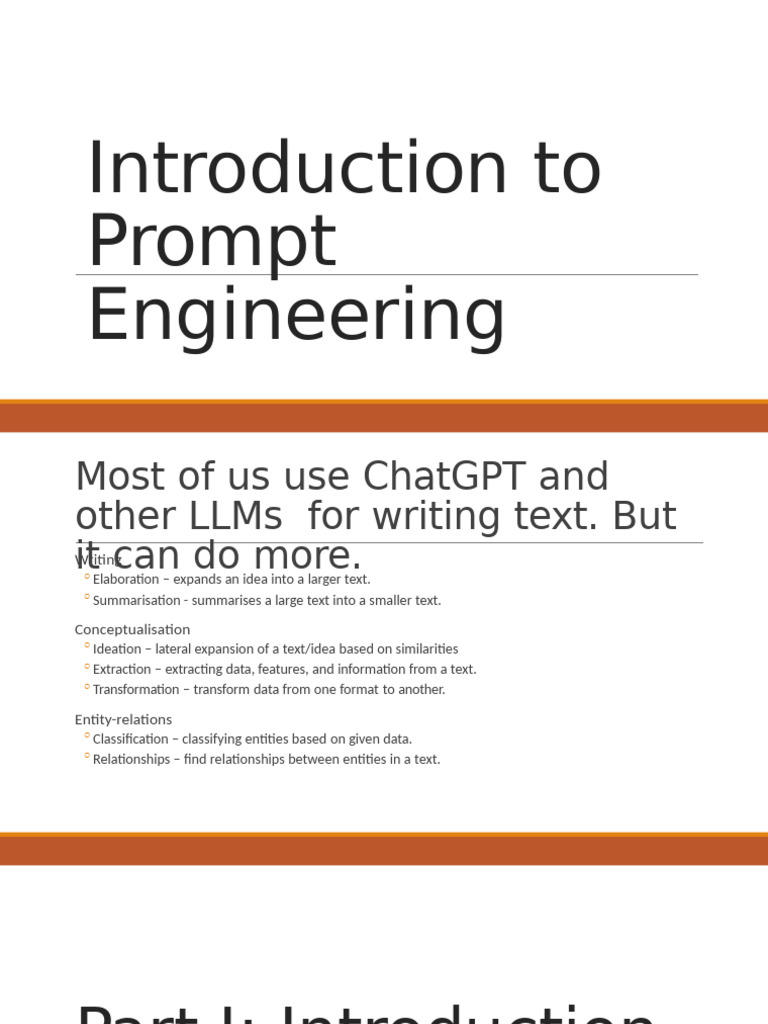Introduction to Prompt Engineering | PDF | Cognitive Science | Computing