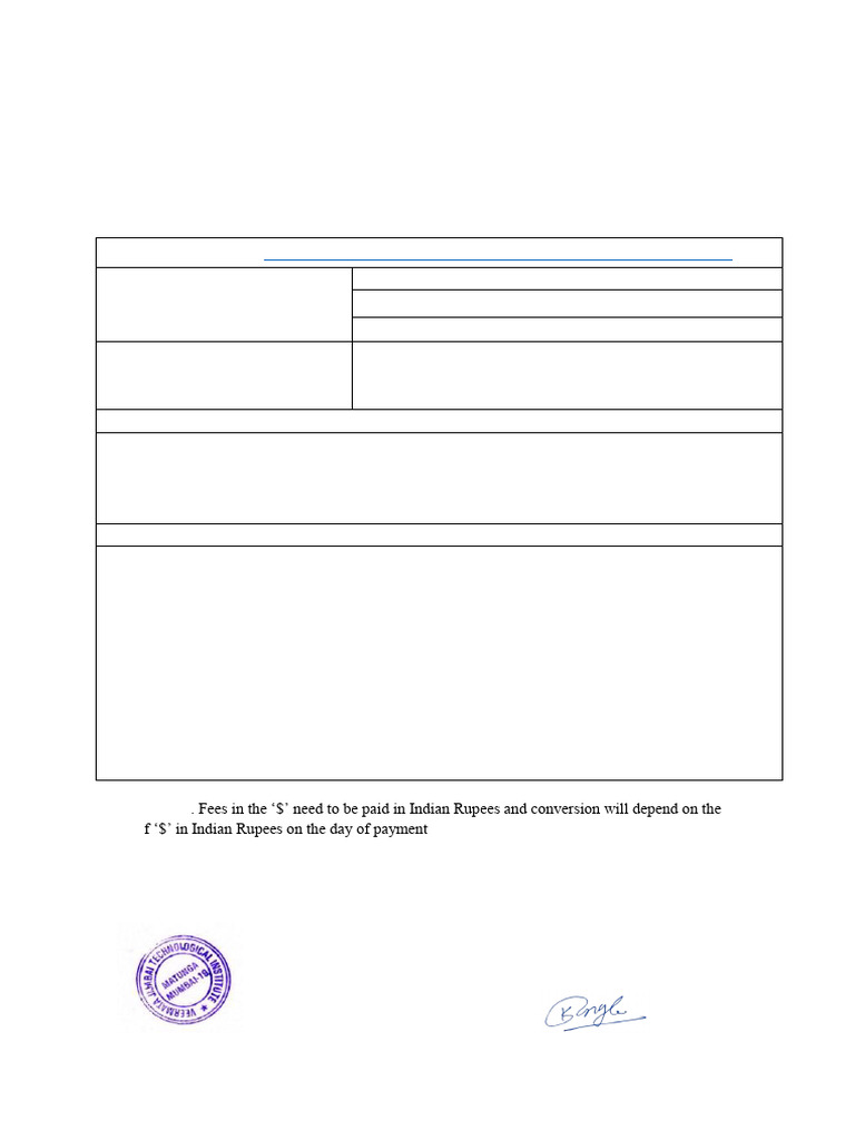 Fee Structure AY 2024 25 Hostel Fees For First Year Diploma Degree and ...
