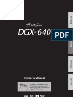 Dgx640 Manual