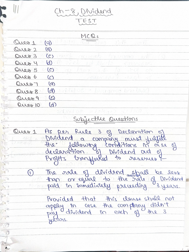CH 8test Solution | PDF