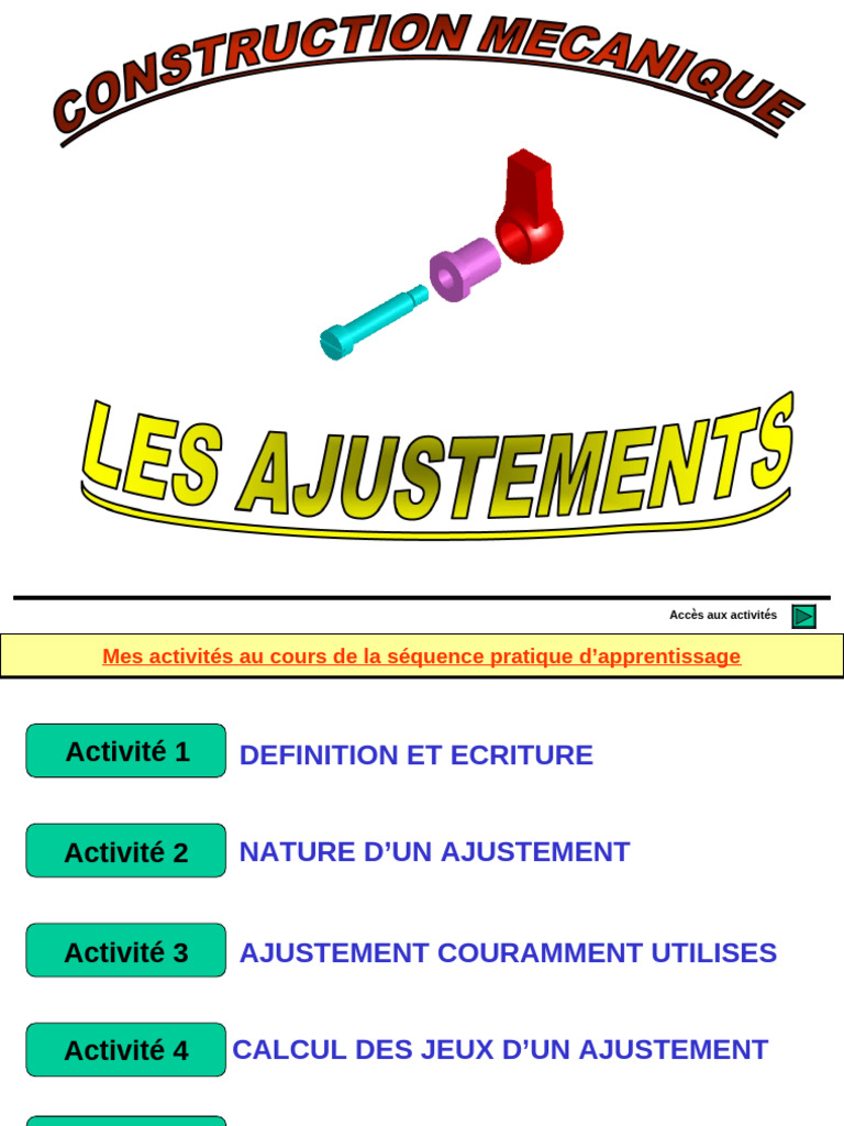 Ajustements mécaniques : définitions et types | PDF | Ingénierie mécanique