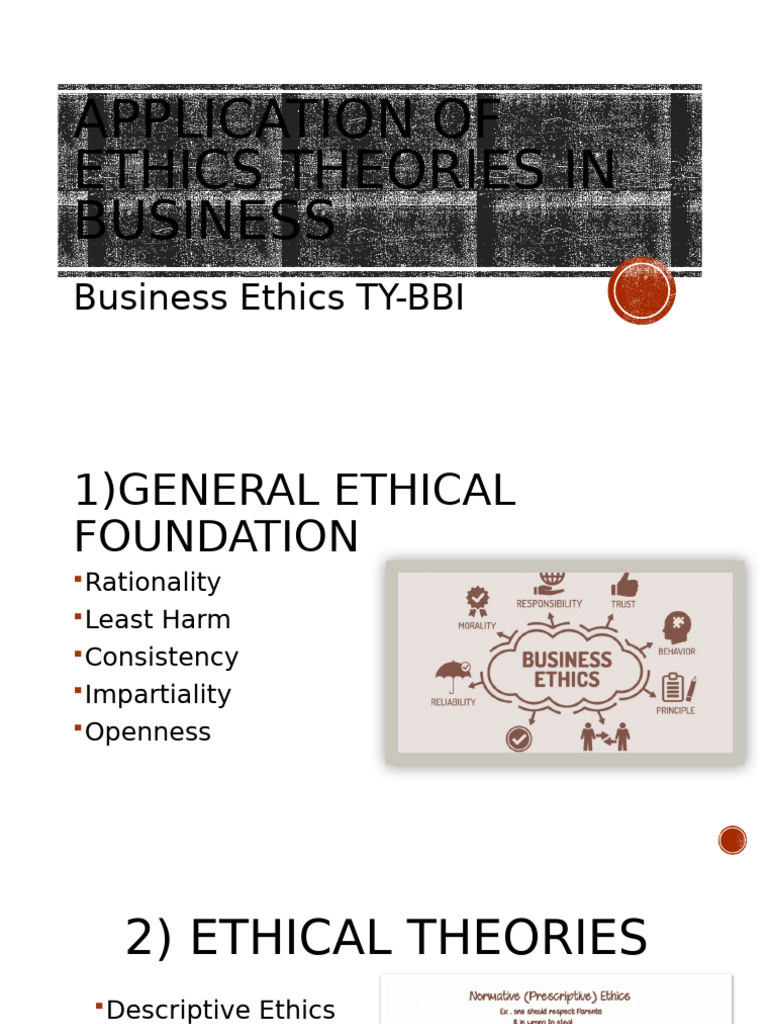 Ethics Theories in Business Practices | PDF | Utilitarianism | Morality