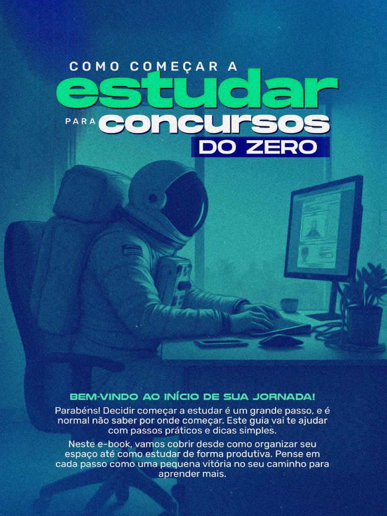Ebook Como Começar A Estudar para Concursos Do Zero | PDF