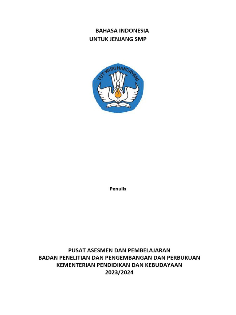 Modul Ajar Bahasa Indonesia SMP Kelas IX | PDF