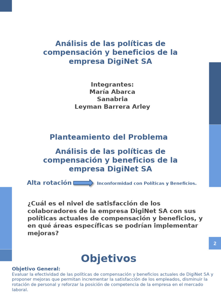 Mejora de Compensaciones en DigiNet SA | PDF | Gestión de recursos ...