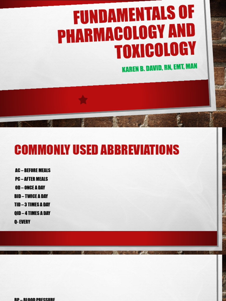 Common Medical Abbreviations and Dosage Guide | PDF | Grain (Unit ...