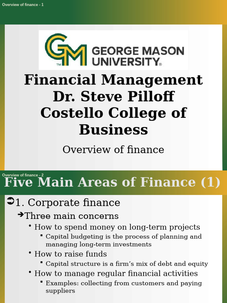 Key Concepts in Financial Management | PDF | Corporations | Stocks