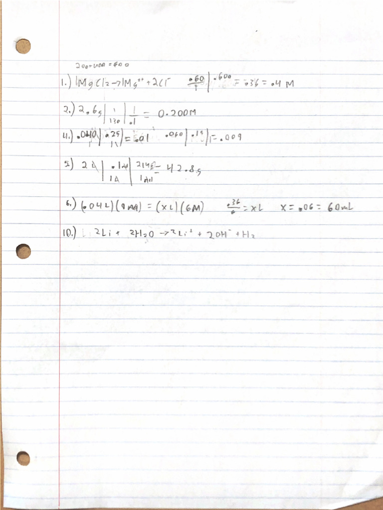 Chapter 4 Test | PDF