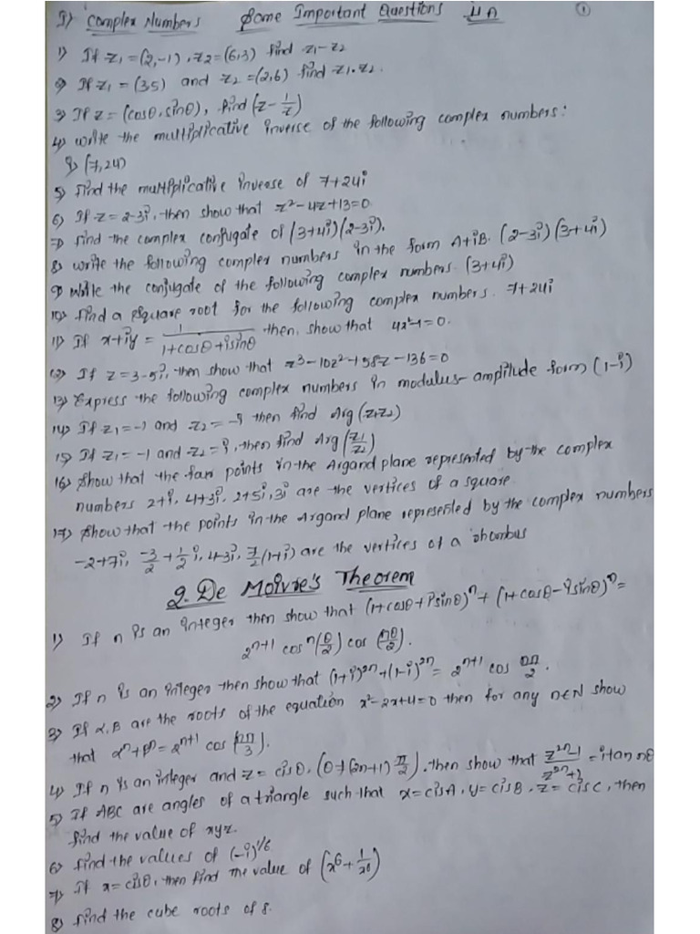 Maths-2A LMP Problems | PDF