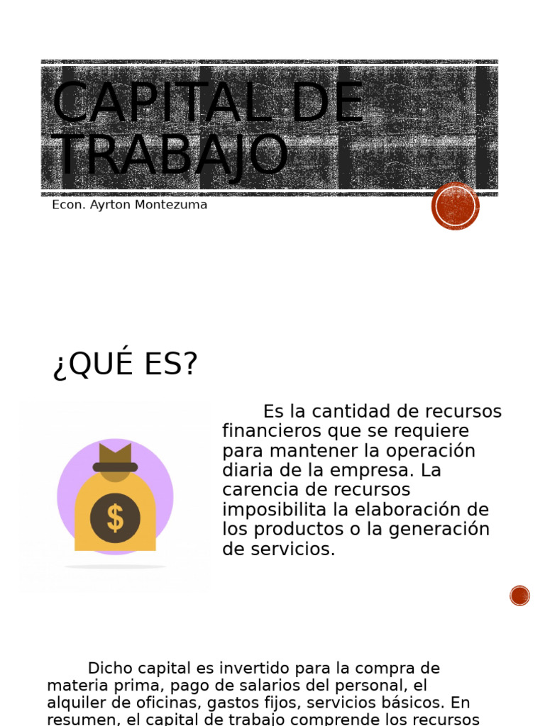 Capital de Trabajo | PDF