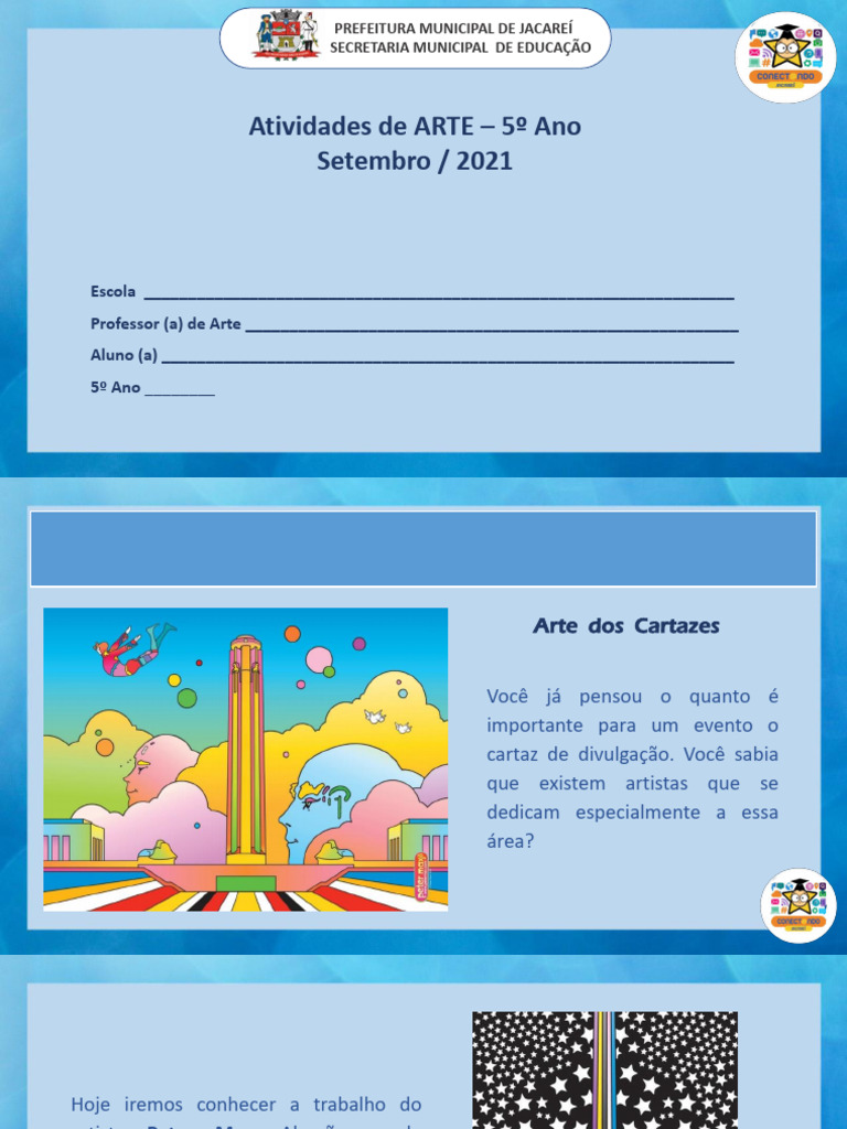 Atividades de Arte para o 5º Ano | PDF | Desenho | Imagem