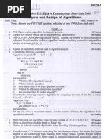 analysis and design of algorithm paper 3