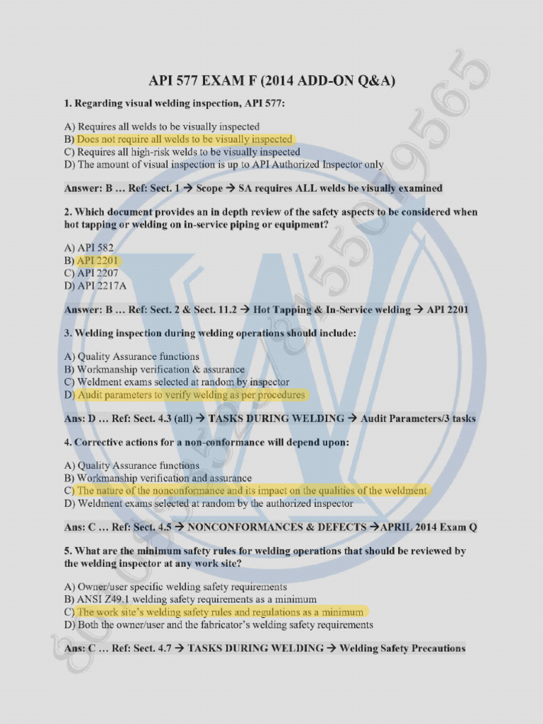 Api 577 | PDF