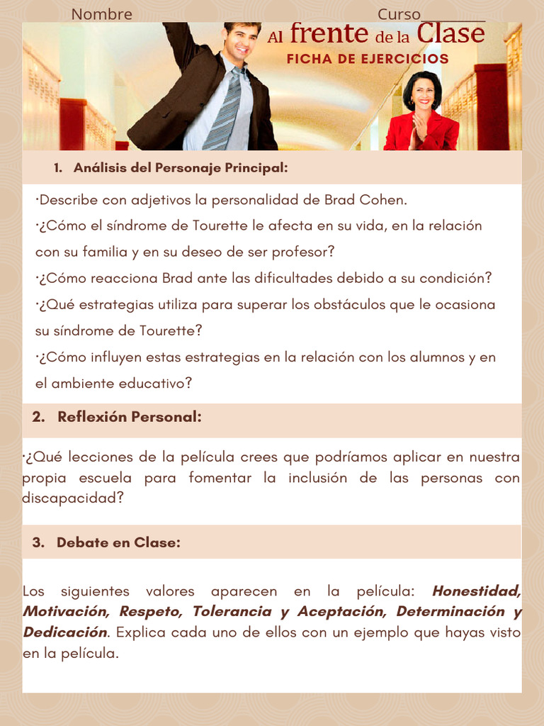 Al Frente de La Clase PDF