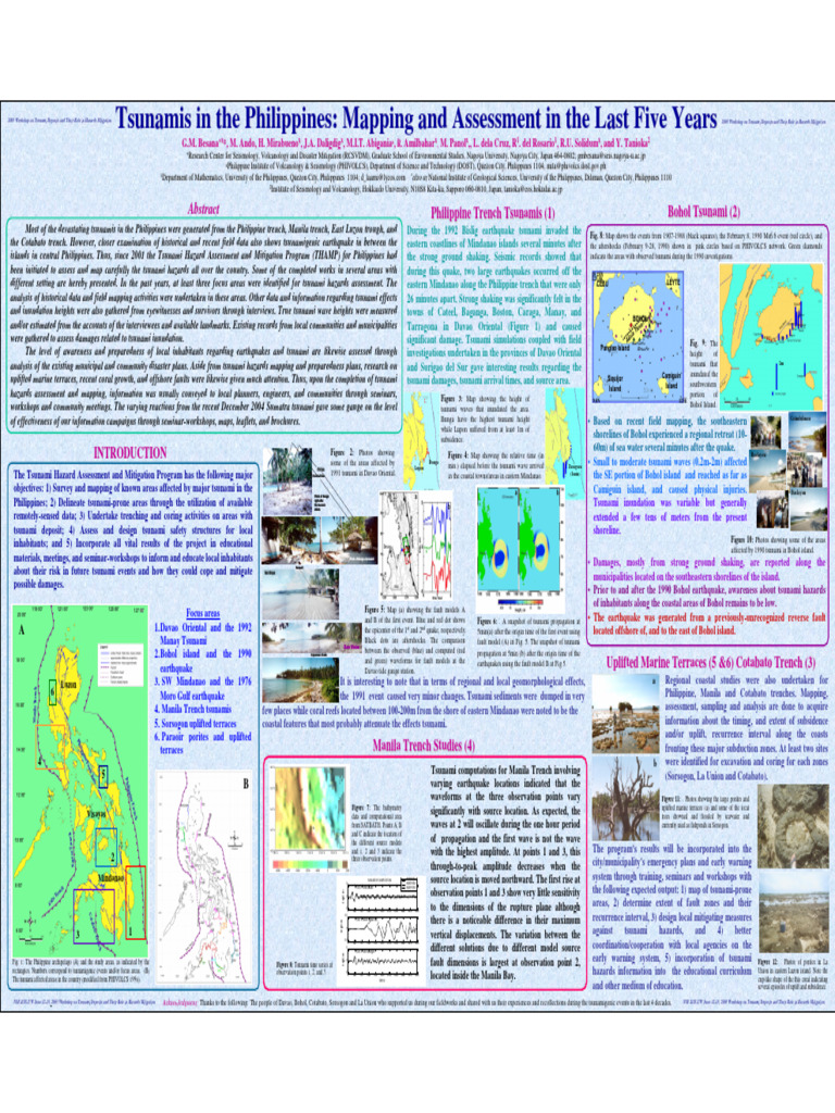 Is it possible to have tsunami in philippines