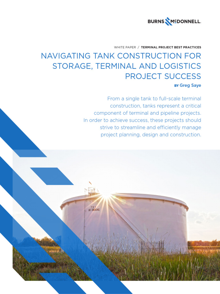 Best Practices for Tank Construction Projects | PDF | Tanks | Corrosion