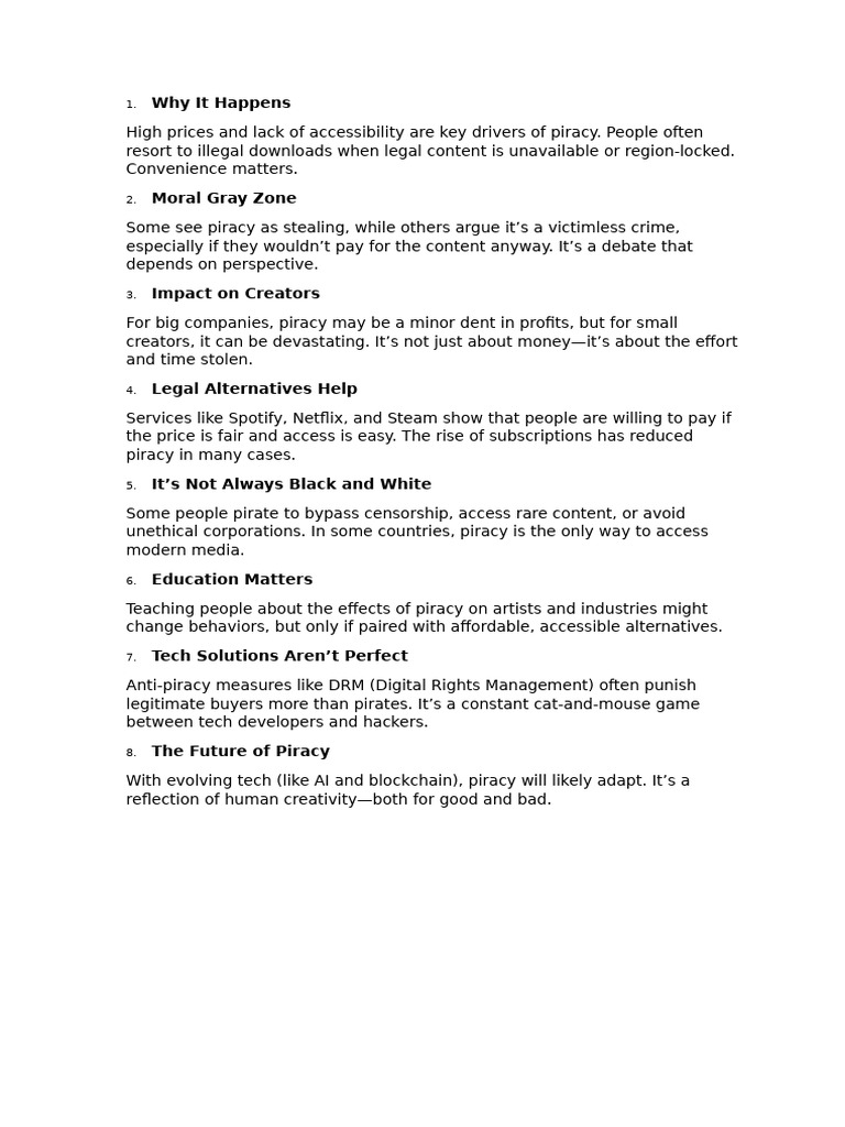 Internet Piracy | PDF