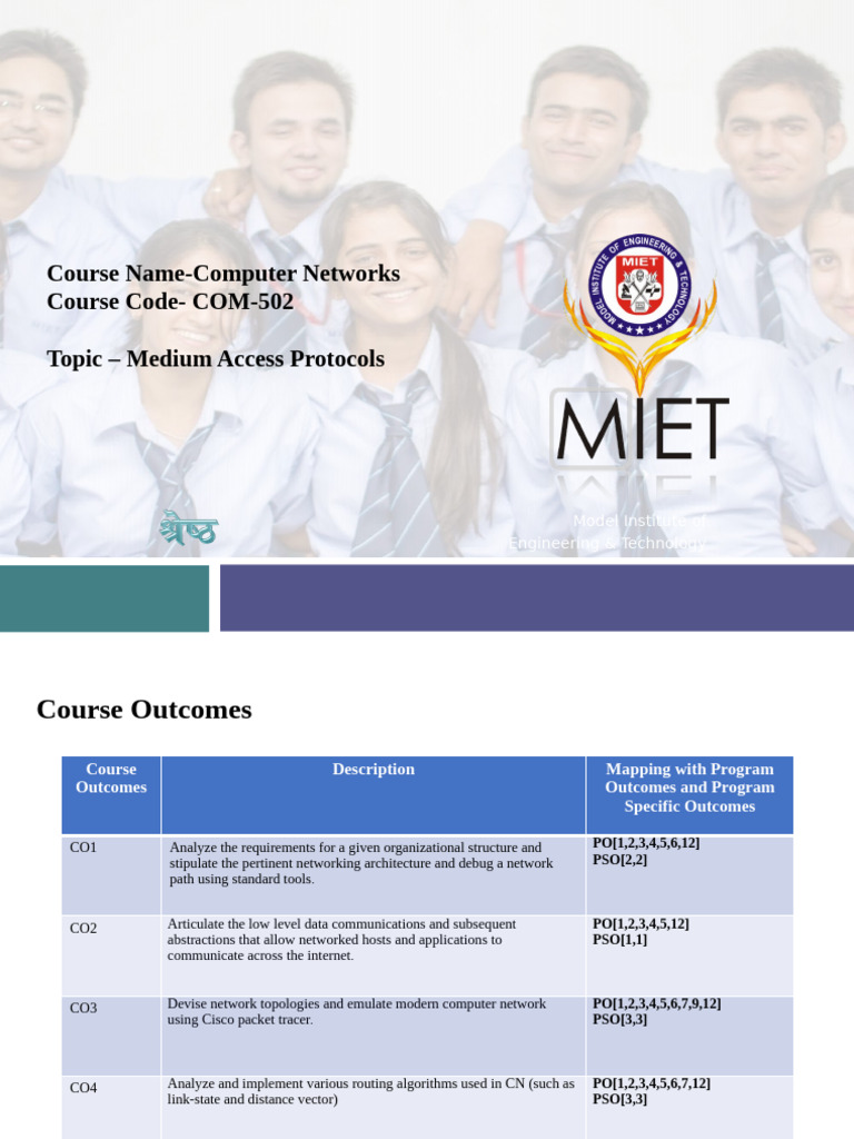 Medium Access Protocols in Computer Networks | PDF | Channel Access ...