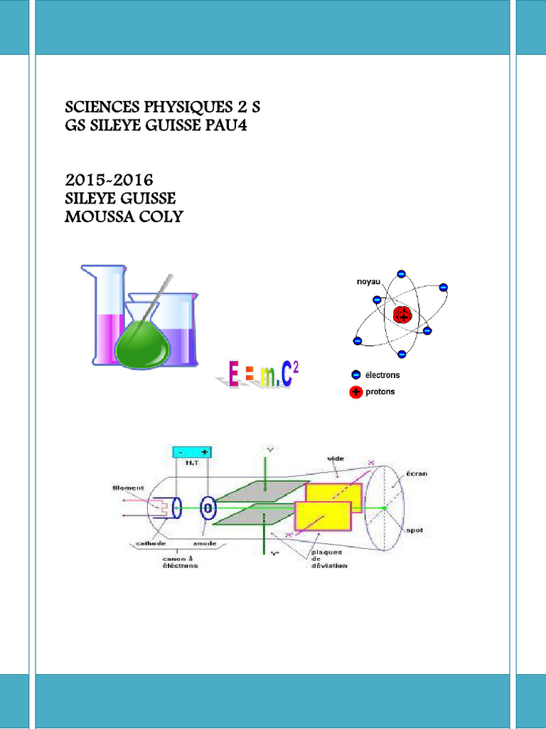Fascicule Sciences Physiques 2S | PDF | Atomes | Noyau atomique