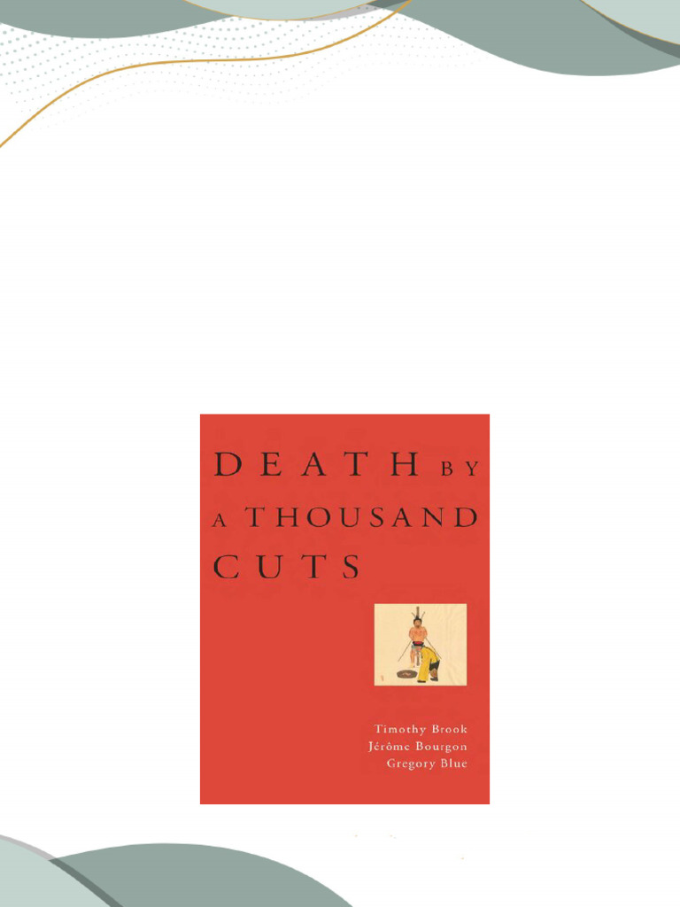  ebook death by a thousand cuts by brook timothy bourgon j r me