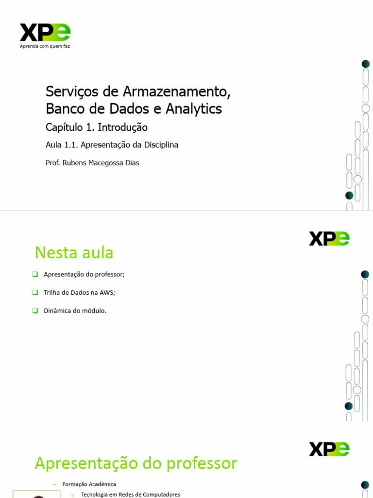 Armazenamento e Big Data na AWS | PDF | Big Data | Bancos de dados