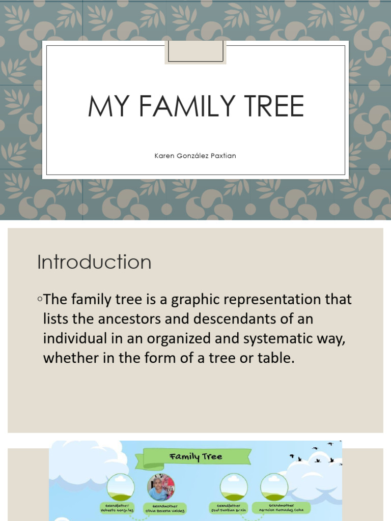 My Family Tree | PDF