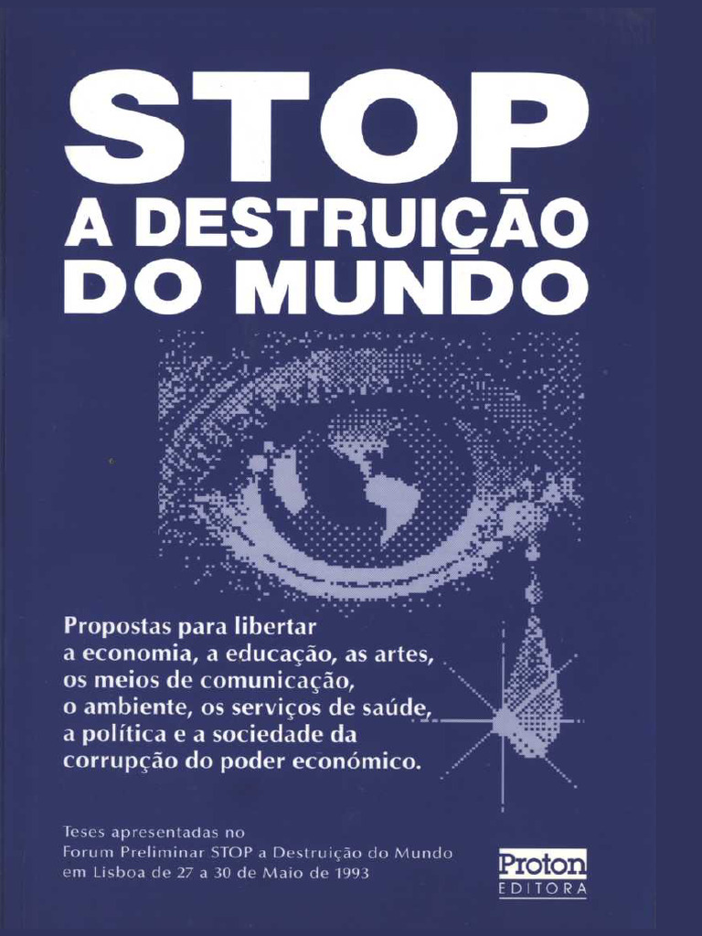 STOP A Destruição Do Mundo | PDF | Economia | Pedagogia