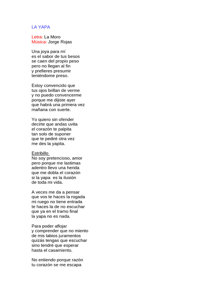 Letra de 