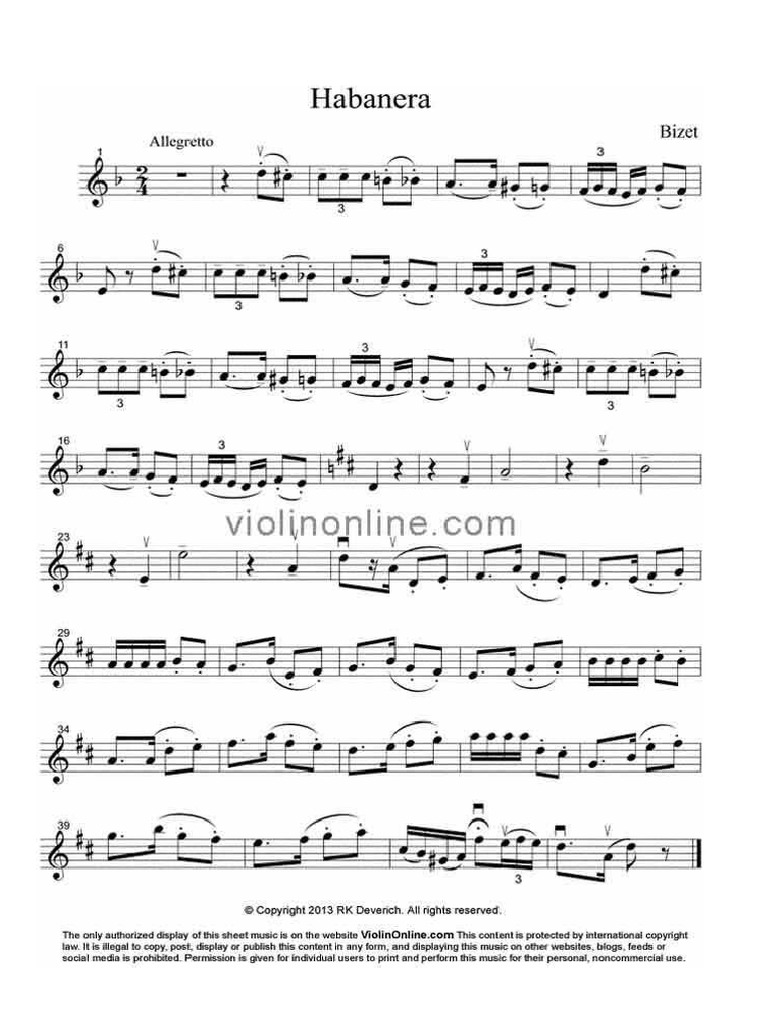 Habanera | PDF