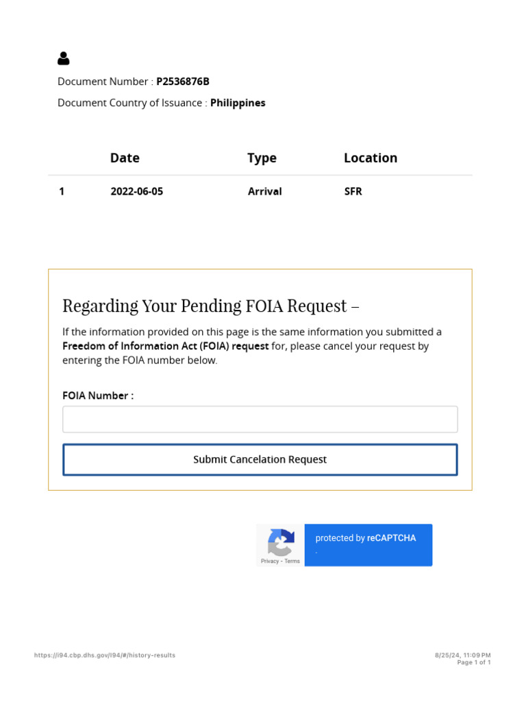 I94 official website pdf