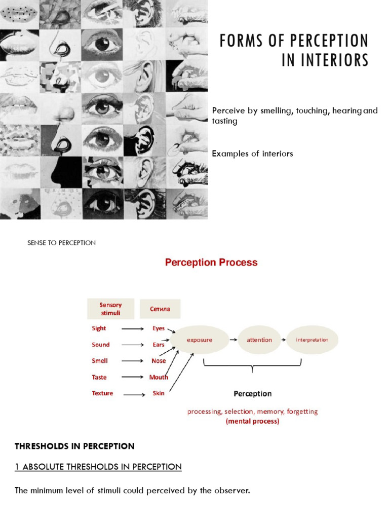 Sensory Design in Architecture | PDF | Perception | Senses