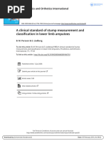 Standardizing Lower Limb Stump Measurement | PDF | Amputation | Prosthesis