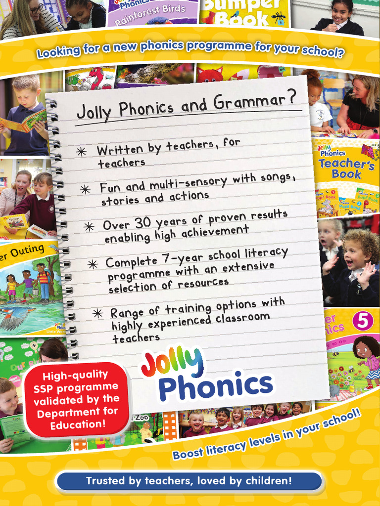 Jolly Phonics: A 7-Year Literacy Program | PDF | Phonics | Learning