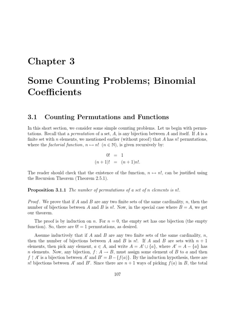 Disc Math 3 PDF Combinatorics Mathematical Concepts