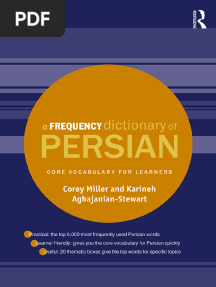 A Frequency Dictionary of Persian - Core Vocabulary for Learners
