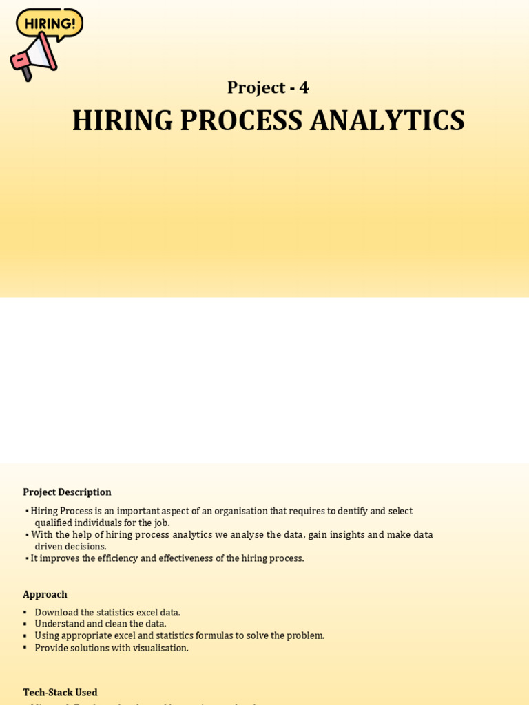 Hiring Analytics.pdf | PDF | Analytics | Microsoft Excel