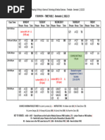 Temasek Polytechnic Timetable April | PDF