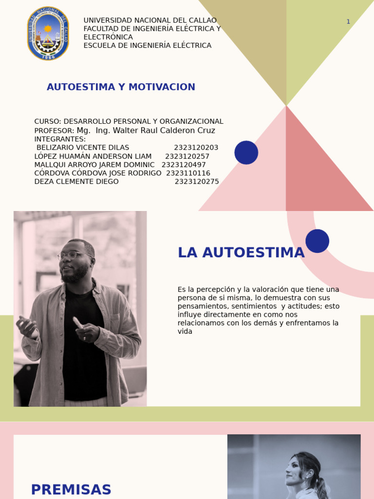 Autoestima y Motivación: Claves para el Éxito | PDF | Las emociones ...