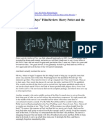 Harry Potter Days Film Review: Harry Potter and The Goblet of Fire