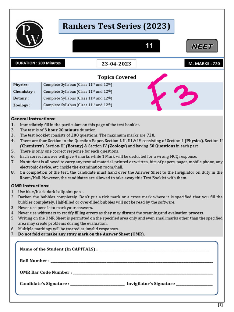 Full Test 3 | PDF | Force | Electrical Resistance And Conductance
