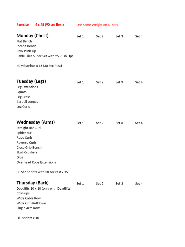 Hell Week | PDF | Weight Training | Strength Training