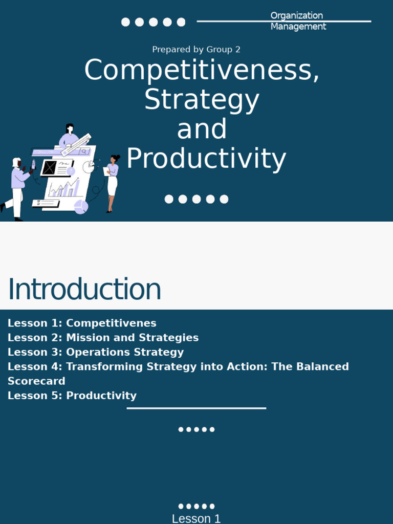 Chapter Ii Competitiveness Strategy Productivity Pdf Competitive