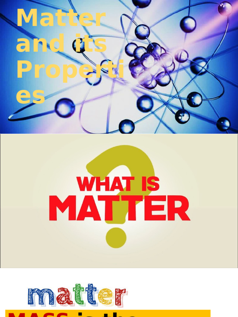 Understanding Matter and Its Properties | PDF