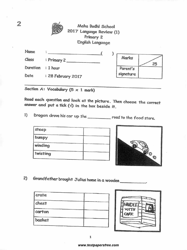 Httpswww testpapersfreepdfsp2 english ca1 2017 english maha bodhi